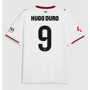 Billige Fotballdrakt Valencia Hugo Duro #9 Replika Hjemmedrakt 2026-27 Kortermet